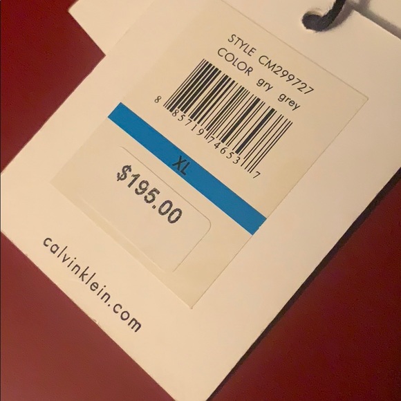 Men’s XL Calvin Klein Soft Grey Jacket - Picture 7 of 7